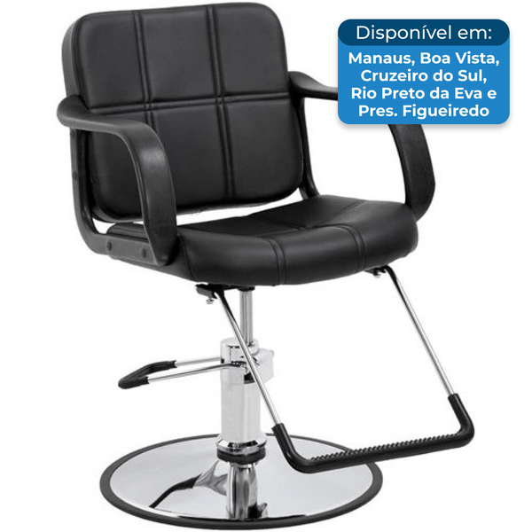 Cadeira De Salão Hidráulica Bestsalon Preto A-BI