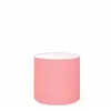 Cúpula Abajur E Luminária Cilíndrica Vivare Cp-7005 ø18x18cm - Bocal Nacional Rosa-bebê