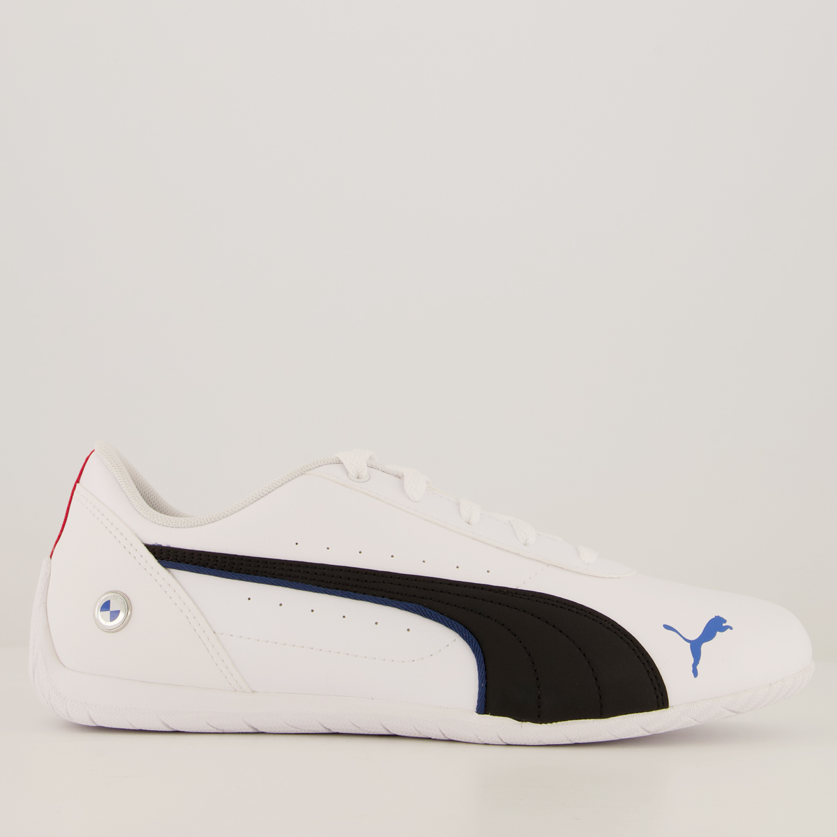 Tênis Puma BMW Motorsport Neo Cat Branco, Preto e Vermelho