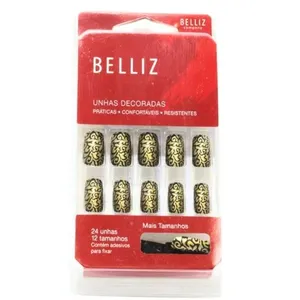 Unhas*F* Belliz Mosaico Gold Ref 1266