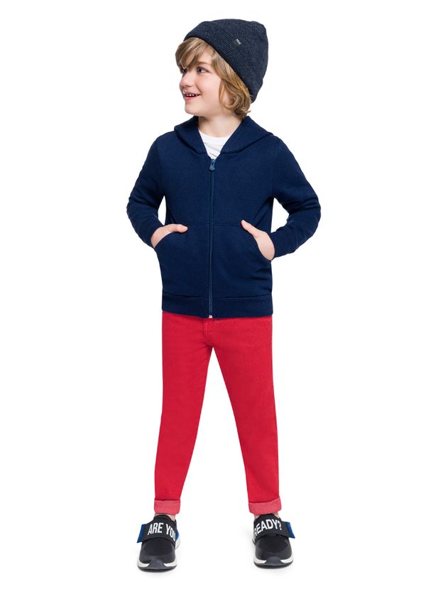 Jaqueta infantil menino em moletom Brandili - 1