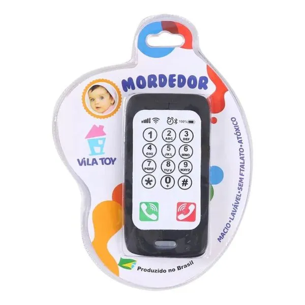 Mordedor Vila Toy Celular Preto (MP)
