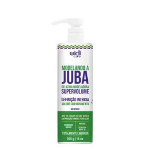 Gelatina Widi Care Juba Modelando a Juba Super Volume 500g 500g