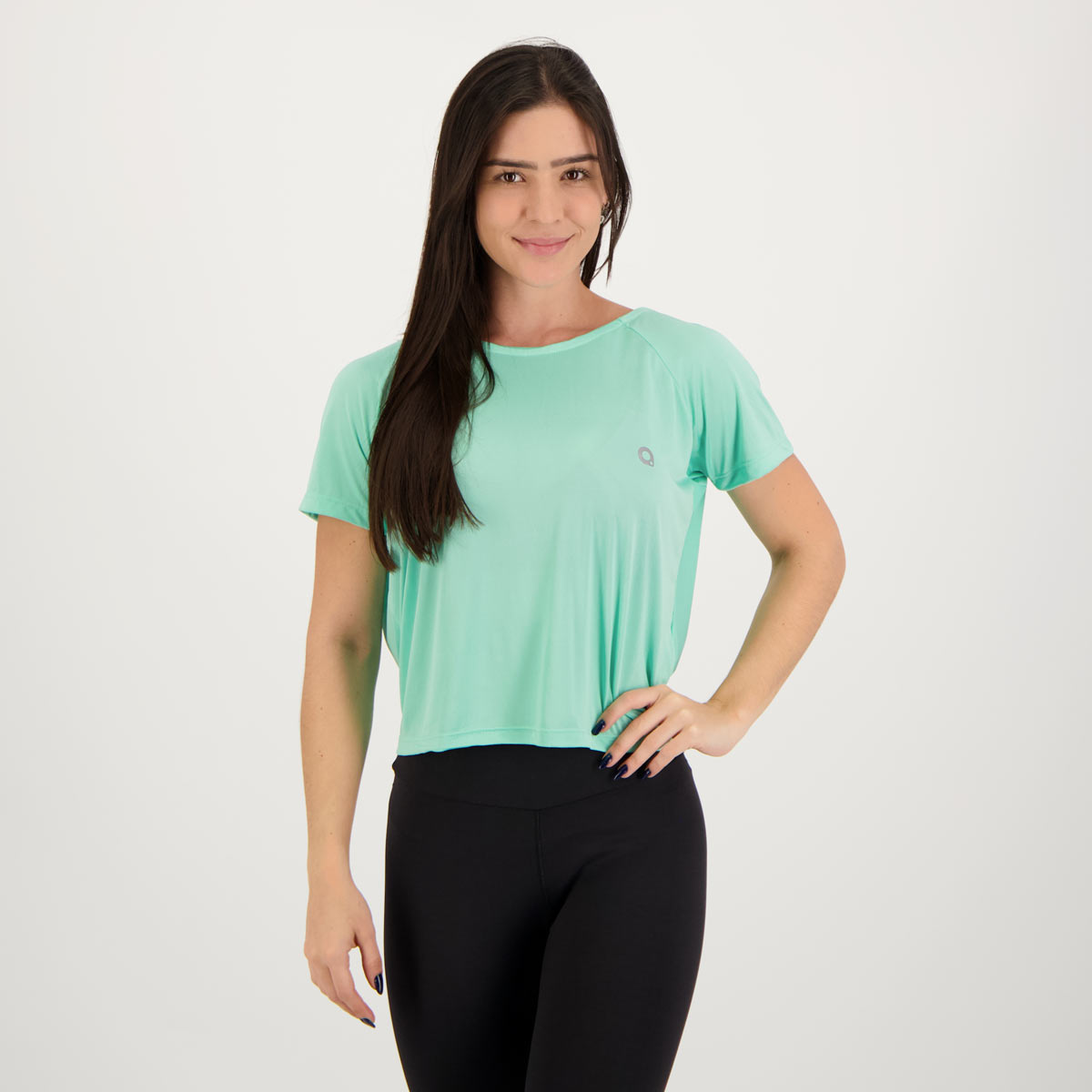 Camiseta Area Flap Feminina Verde