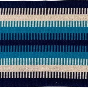 Trilho Tapete Cravo E Canela Azul 47x70 TRCRA047070AZ1 - Bordartes