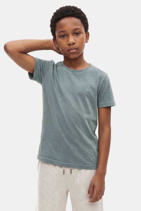Camiseta Manga Curta Infantil Piquet Estonada Verde Bandeira - 4