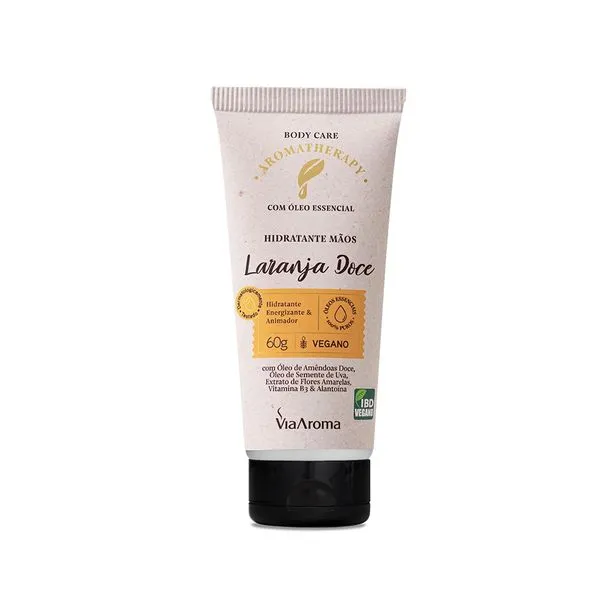 Hidratante Mãos Laranja Doce Aromatherapy Via Aroma 60g
