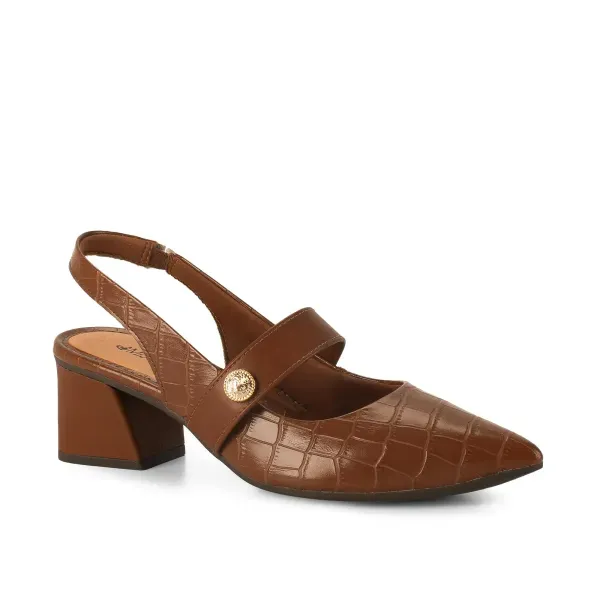 Scarpin Mississipi Sapato Feminino Caramelo 40
