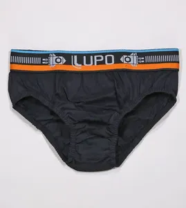 Cueca Slip Preto Lupo - 361001 De 3 a 14 anos Preta - G