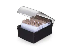 FICHARIO DE MESA 5X8 PRETO SEM INDICE WALEU