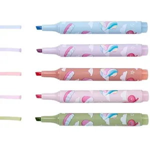 KIT 5 MARCA TEXTO ESTAMPADO AROMA FINI - SORTIDO - LEOARTE