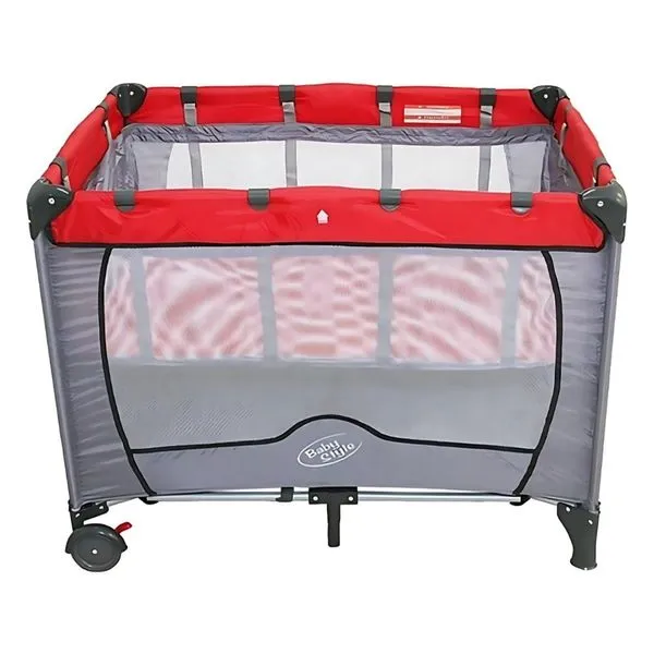 Berço Desmontável Baby Style Compact Vermelho 6813 (MP)