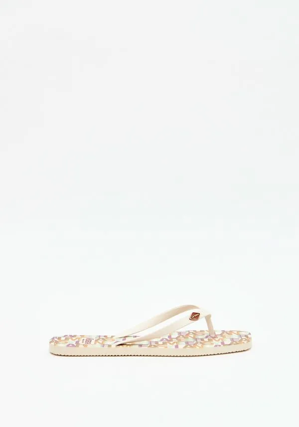 Chinelo Estampado Bege 35