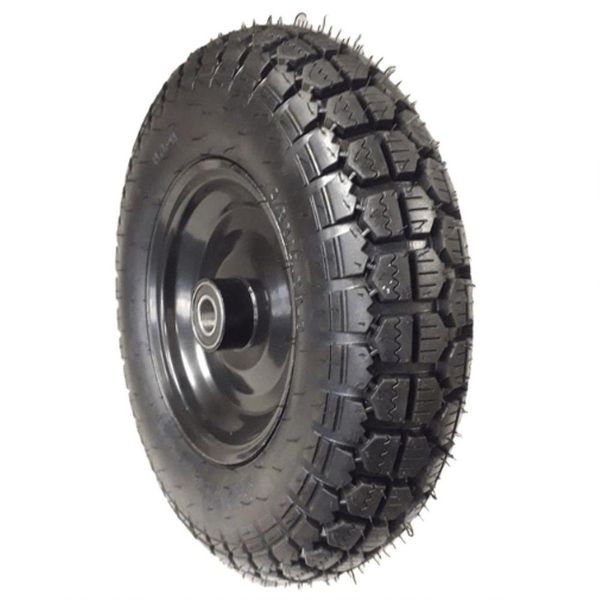 Roda 400-8 Pneumática 4 Lonas Com Aro E Câmera