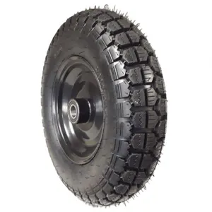 Roda 400-8 Pneumática 4 Lonas Com Aro E Câmera