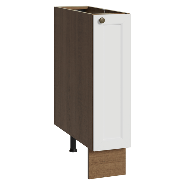 Balcão Porta-Temperos 20 cm 1 Porta (Sem Tampo) Rustic/Branco Vik Madesa Cor:Rustic/Branco
