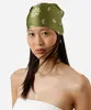lenço feminino paisley acetinado verde UNICO