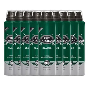 Kit Desodorante Aerosol Très Marchand Classic 150ml - 9 Unidades