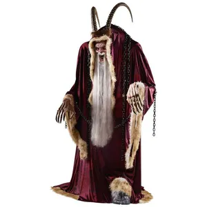 Animatronico de Espirito Krampus de Halloween para Decoração com Sons e Movimentos 110v