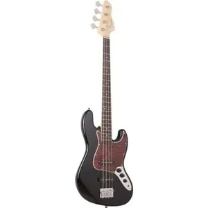 Contrabaixo Elétrico Passivo GB-100 Jazz Bass com 2 Captadores J Cerâmicos e Tarraxas Open Gear Preto-turtle Giannini Contrabaixo Elétrico Passivo GB-100 Jazz Bass com 2 Captadores J Cerâmicos Preto-turtle Giannini