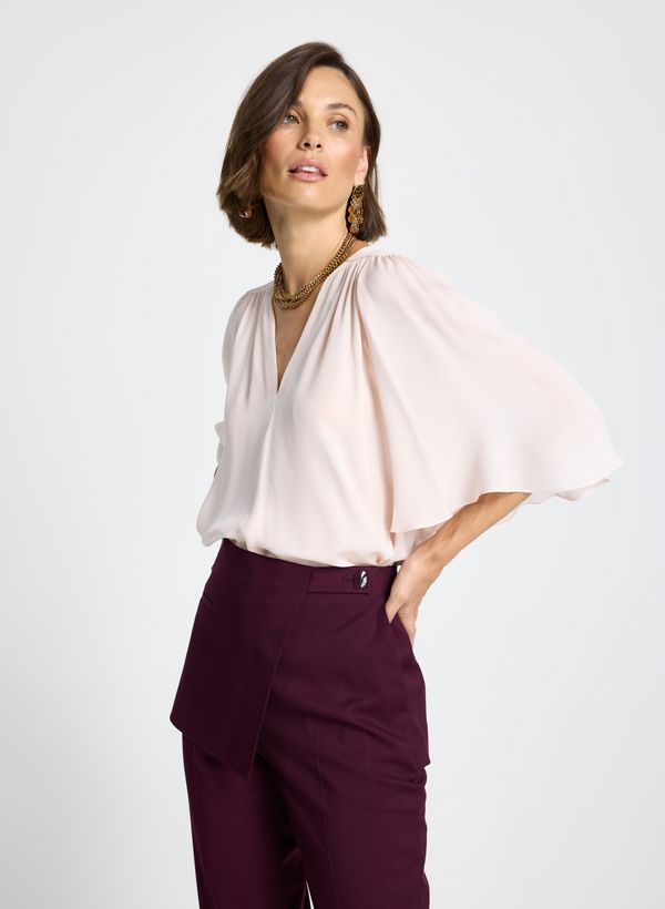 Blusa Le Lis Loene Seda Feminina 46