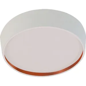 Plafon Ravena 04 Branco Cobre Diam 45Cm Para 04 Lampadas E27 Tualux