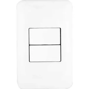 Conjunto com 2 interruptores paralelos 10 A LGX202 4x2 - PIAL POP