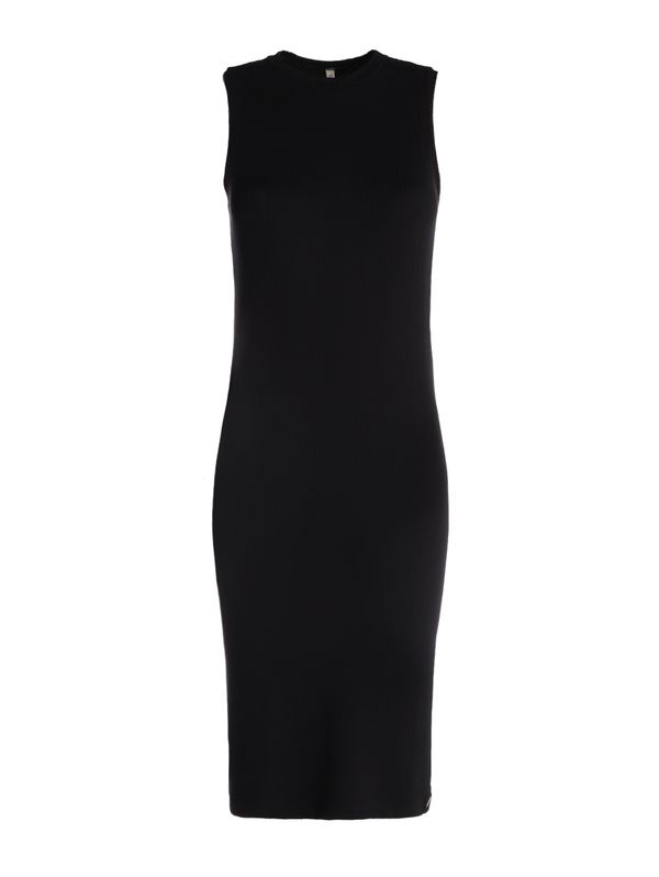Vestido Canelado Luna Feminino PRETO P