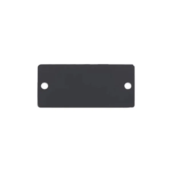 Placa De Inserção Preta Para Cobertura De Slot (kramer)
