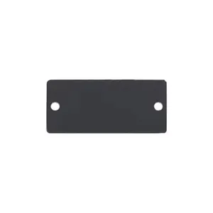 Placa De Inserção Preta Para Cobertura De Slot (kramer)