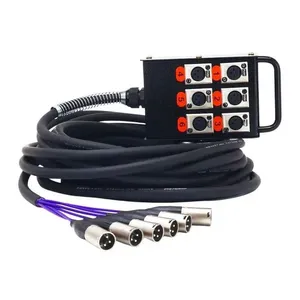 Medusa 6 Vias Montada Conectores Amphenol - 25 Metros