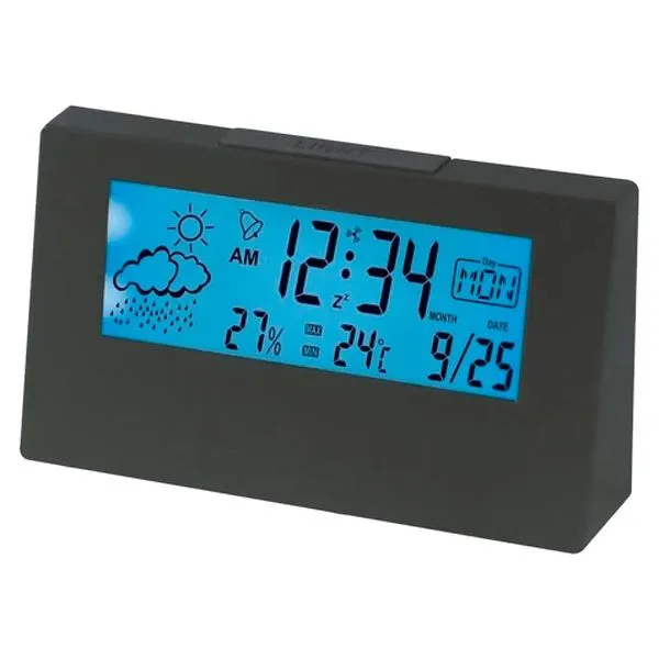 Relógio De Mesa Digital YN Clock Despertador Preto (MP)