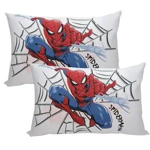 Par de Fronha Marvel Spider-Man Malha 100% Algodão 48cmx68cm 2 Peças Branco Portallar Par de Fronha Marvel Spider-Man Malha 100% Algodão 48cmx68cm Branco Portallar