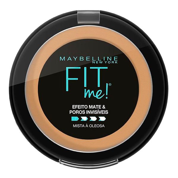 Pó Compacto Maybelline NY Fit Me N07 Médio Escuro Bege 10g