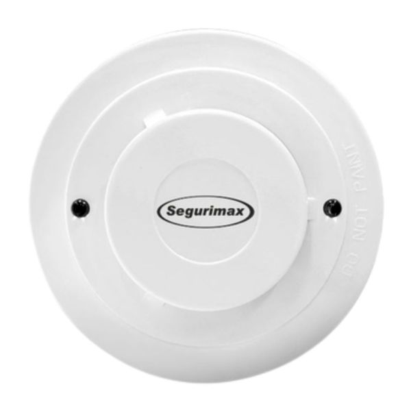 Detector de Fumaça Óptico Contato Seco 12/24V Segurimax Detector Óptico de Fumaça - Contato Seco - 12/24V