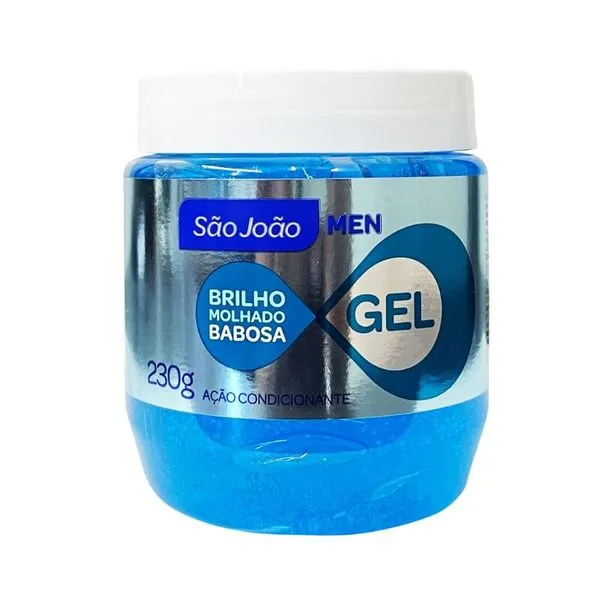Gel Fixador São João Brilho Molhado Babosa 230g GEL BRILHO MOLHADO 2