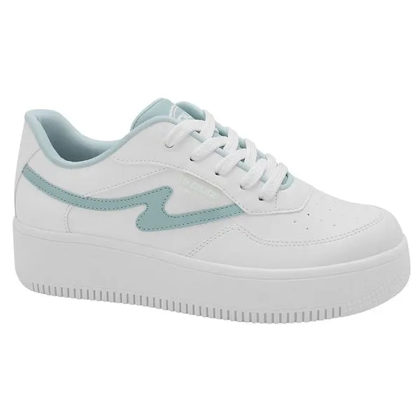 Tênis Feminino Casual Detalhes Quiz Branco Branco - 35