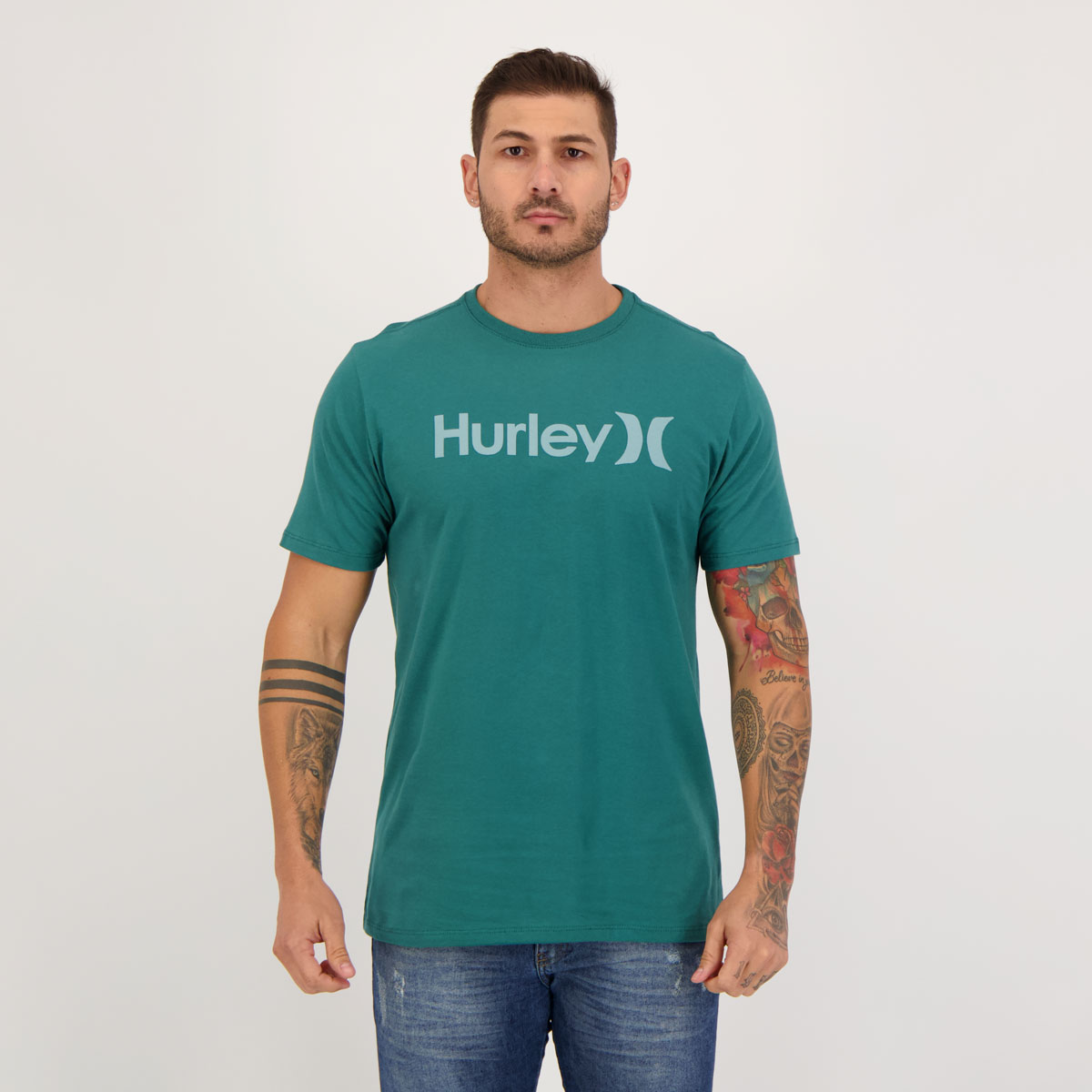 Camiseta Hurley Outline Verde