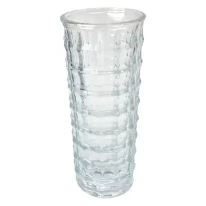 Vaso Decorativo Vidro Transparente 25x10cm 4145 - B10