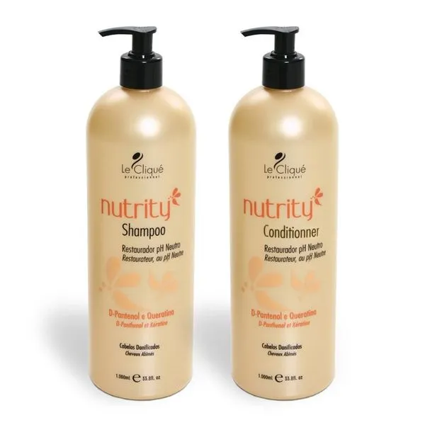 Kit Le Cliqué Nutrity Ojon Shampoo+Condicionador 1L