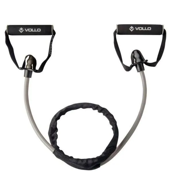 Extensor Elástico para Exercícios Vp1063 Nível Fraco 10mm Cinza Claro Vollo Sports Extensor Elástico Vp1063 Nível Fraco 10mm Cinza Claro Vollo Sports