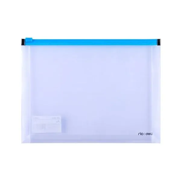 Pasta Deli Zip Plástico A4 Azul 2053 (MP)