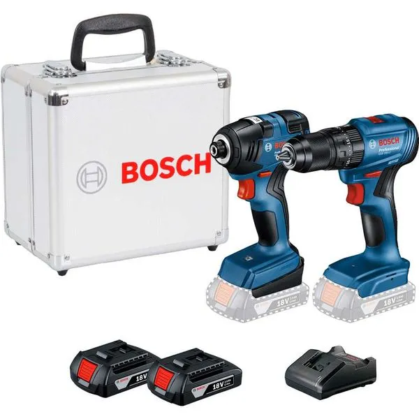 Parafusadeira/furadeira com impacto + chave de impacto BOSCH