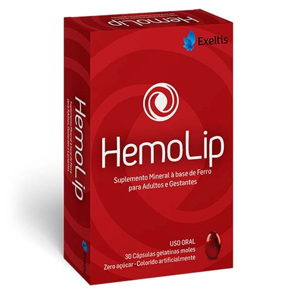 Hemolip 30 Cápsulas HEMOLIP 30CAP EXELTI