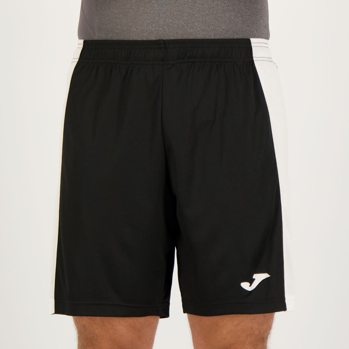 Calção Joma Maxi Preto e Branco