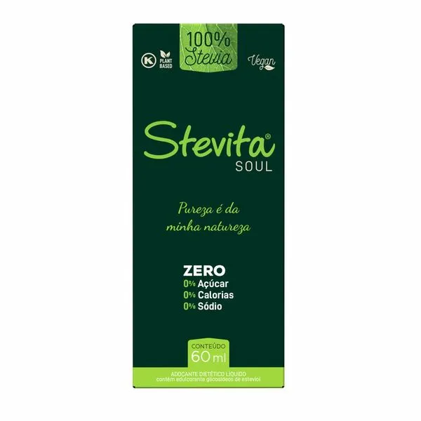 Adoçante Dietético Líquido Stevita Soul 60ml