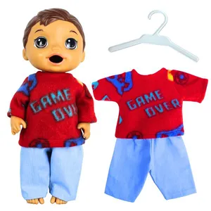 KIT ROUPA BONECA PARA BABY ALIVE - INVERNO GAMER - 3 PÇS