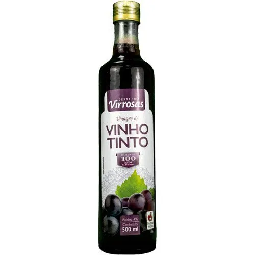 Vinagre de Vinho Tinto Virrosas VD 500ml