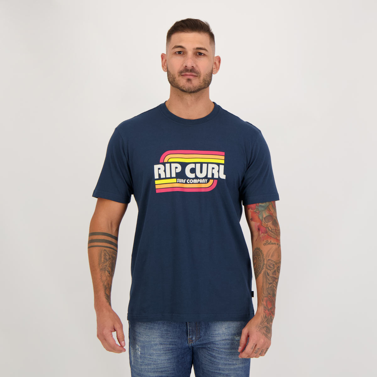 Camiseta Rip Curl Revival Marinho