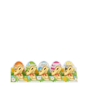 Chocolate Lindt Mini Gold Bunny Ao Leite 5 Unidades com 10g cada